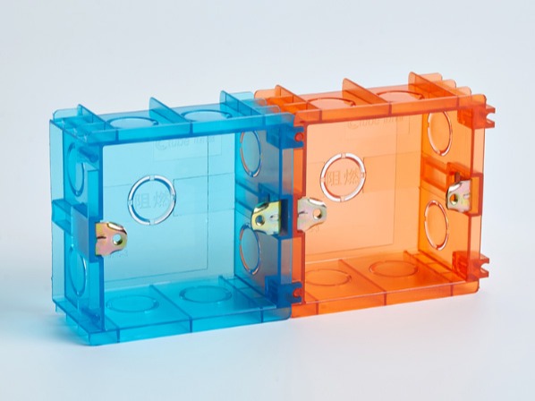 PVC紅藍透明86無縫式接線底盒 PVC紅藍透明86無縫式接線底盒