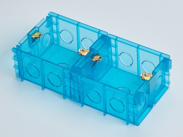 PVC紅藍透明86無縫式接線底盒 PVC紅藍透明86無縫式接線底盒