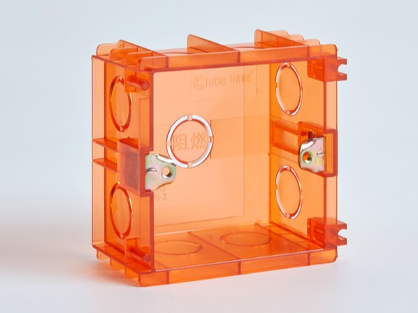 PVC紅藍透明86無縫式接線底盒 PVC紅藍透明86無縫式接線底盒